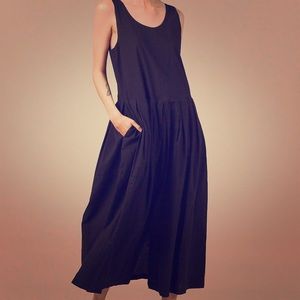 Black Crane patched dress Black M